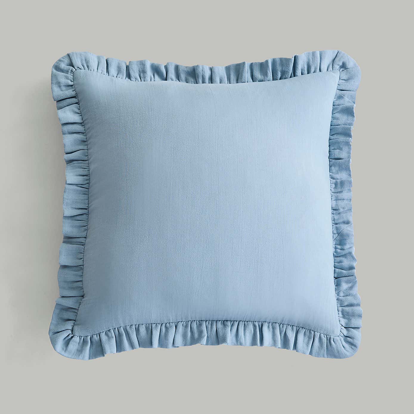 Frilled Gauze Square Cushion