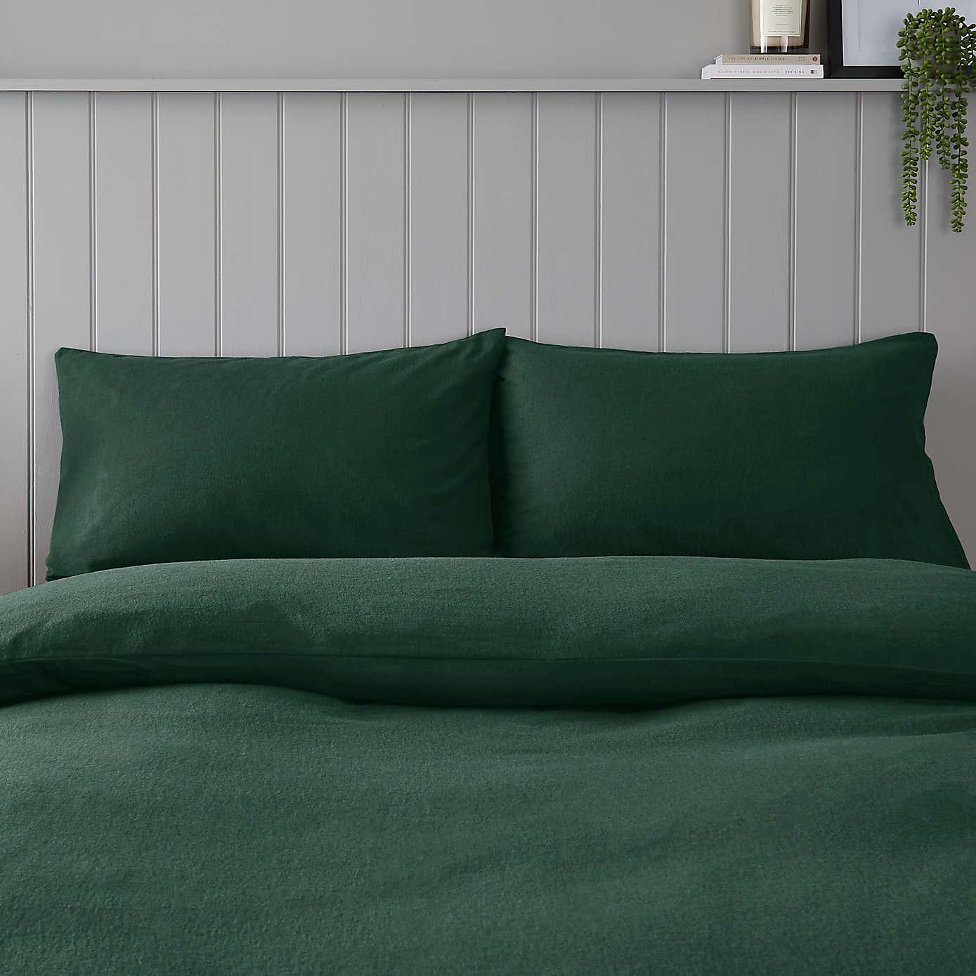 Soft & Cosy Brushed Cotton Standard Pillowcase Pair
