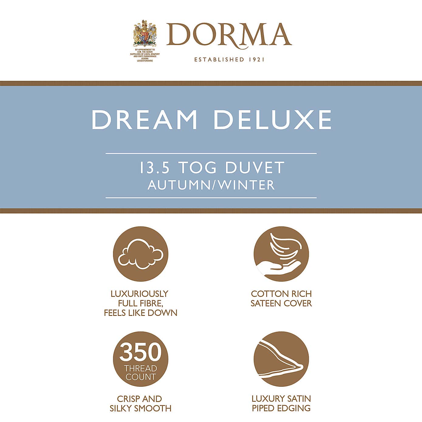 Dorma Dream 13.5 Tog Duvet