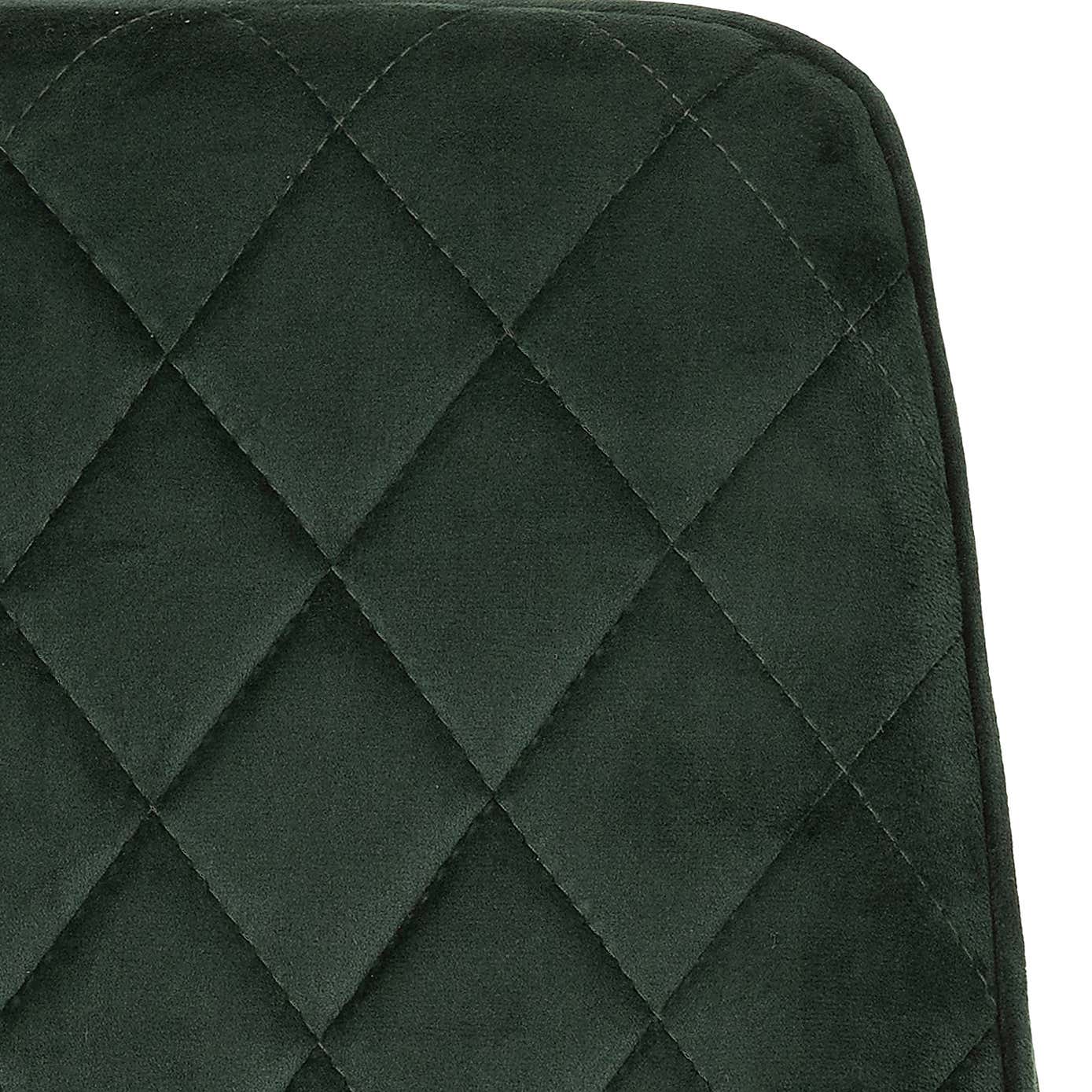 Avery Set of 2 Dining Chairs Blue Velvet