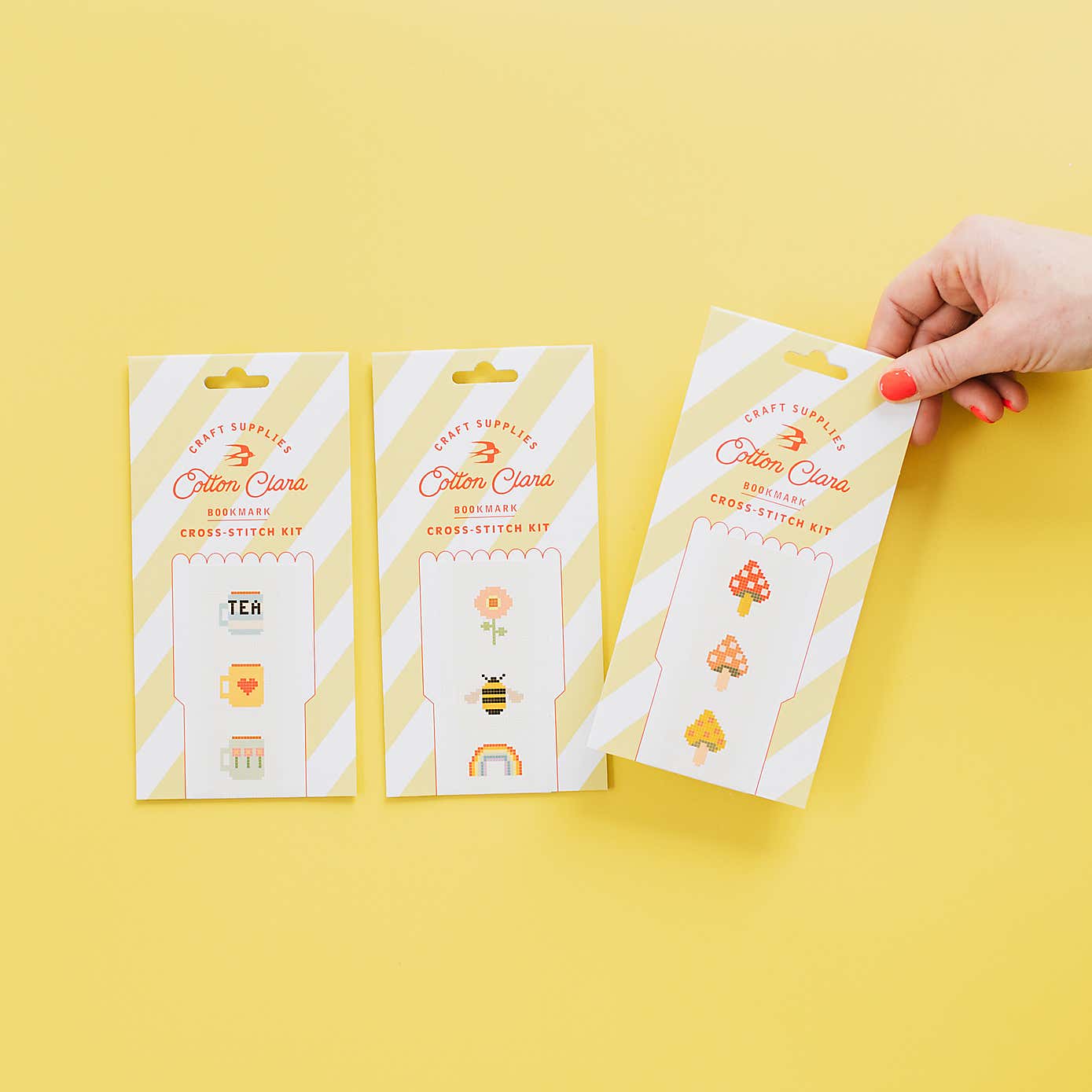 Cotton Clara Nature Bookmark Cross Stitch Kit