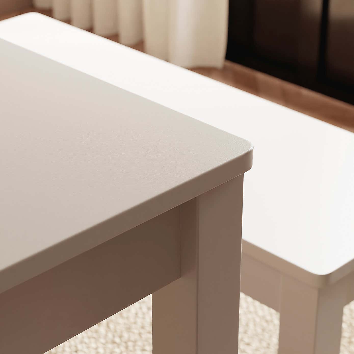 Lynton 4 Seater Dining Table and Bench Set