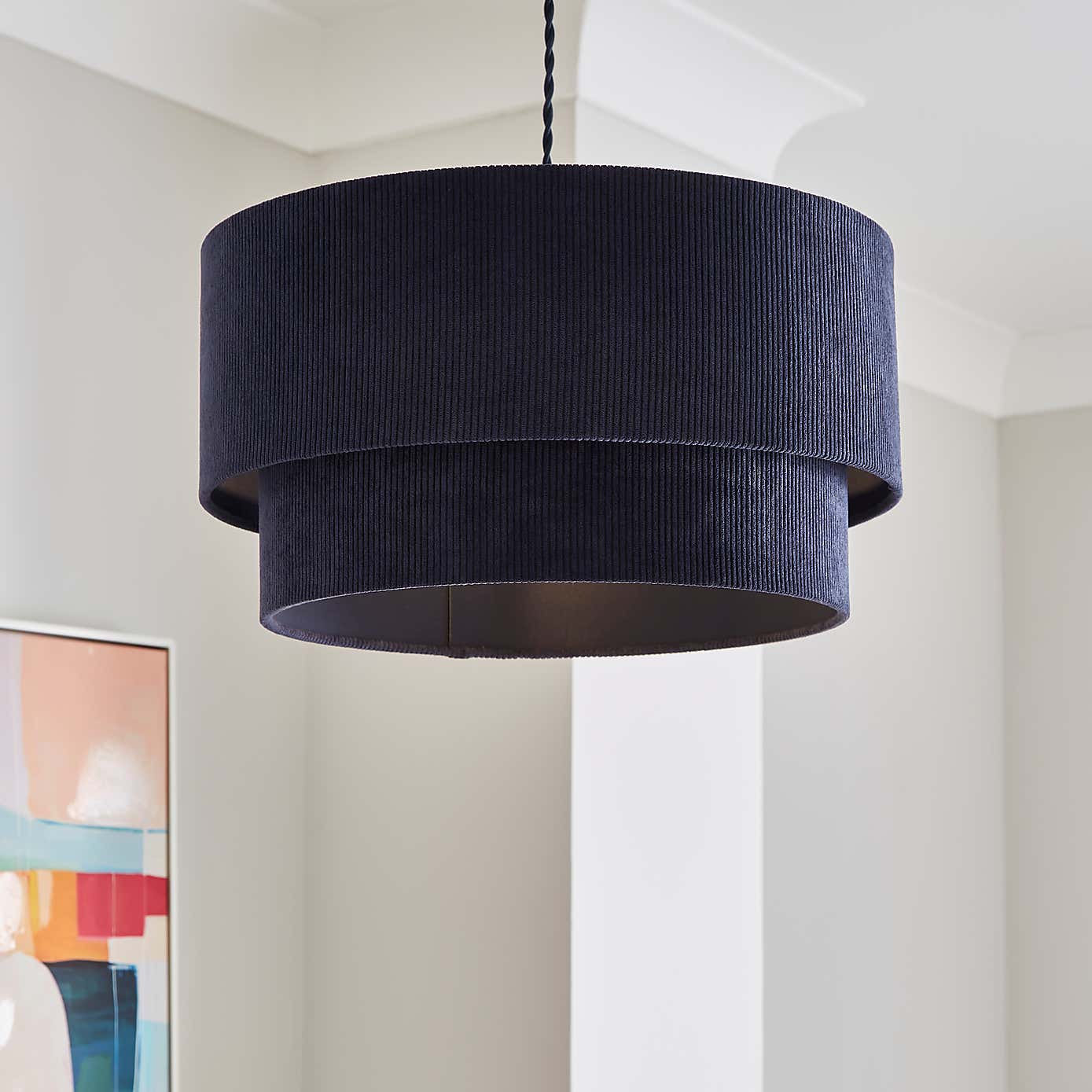 Peyton Cord Two Tier Lamp Shade