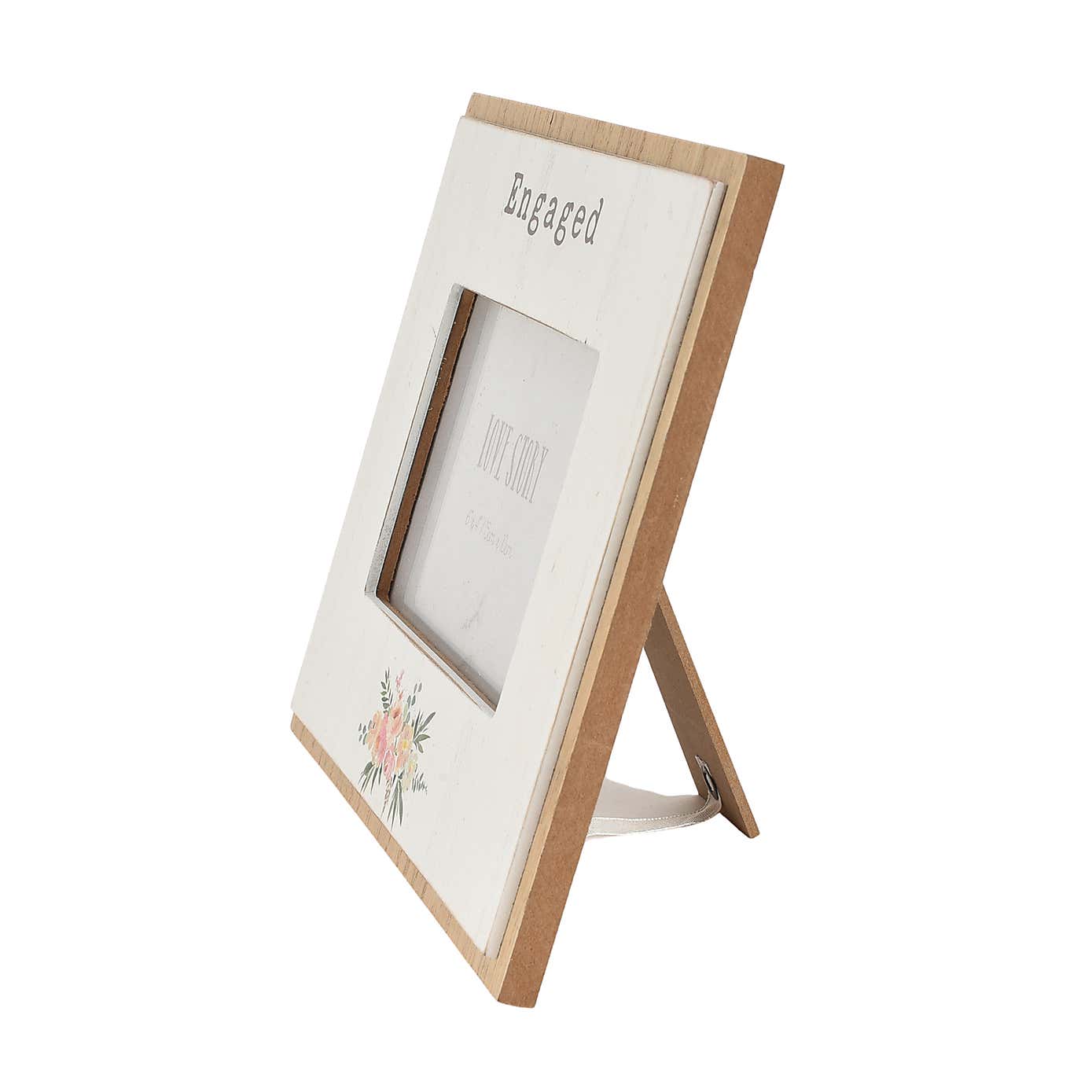 Love Story Engaged Photo Frame