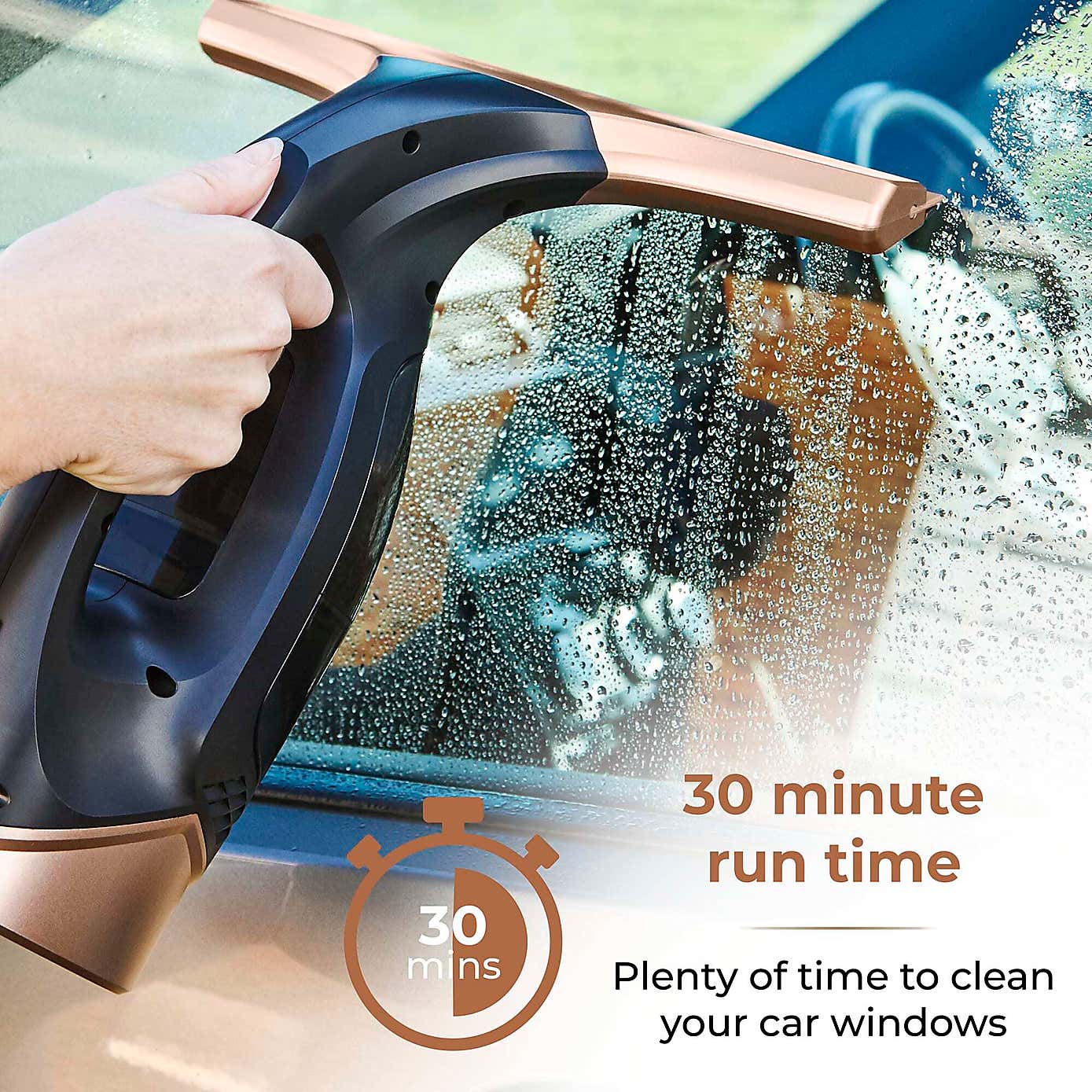 TOWER Cordless Window Vacuum