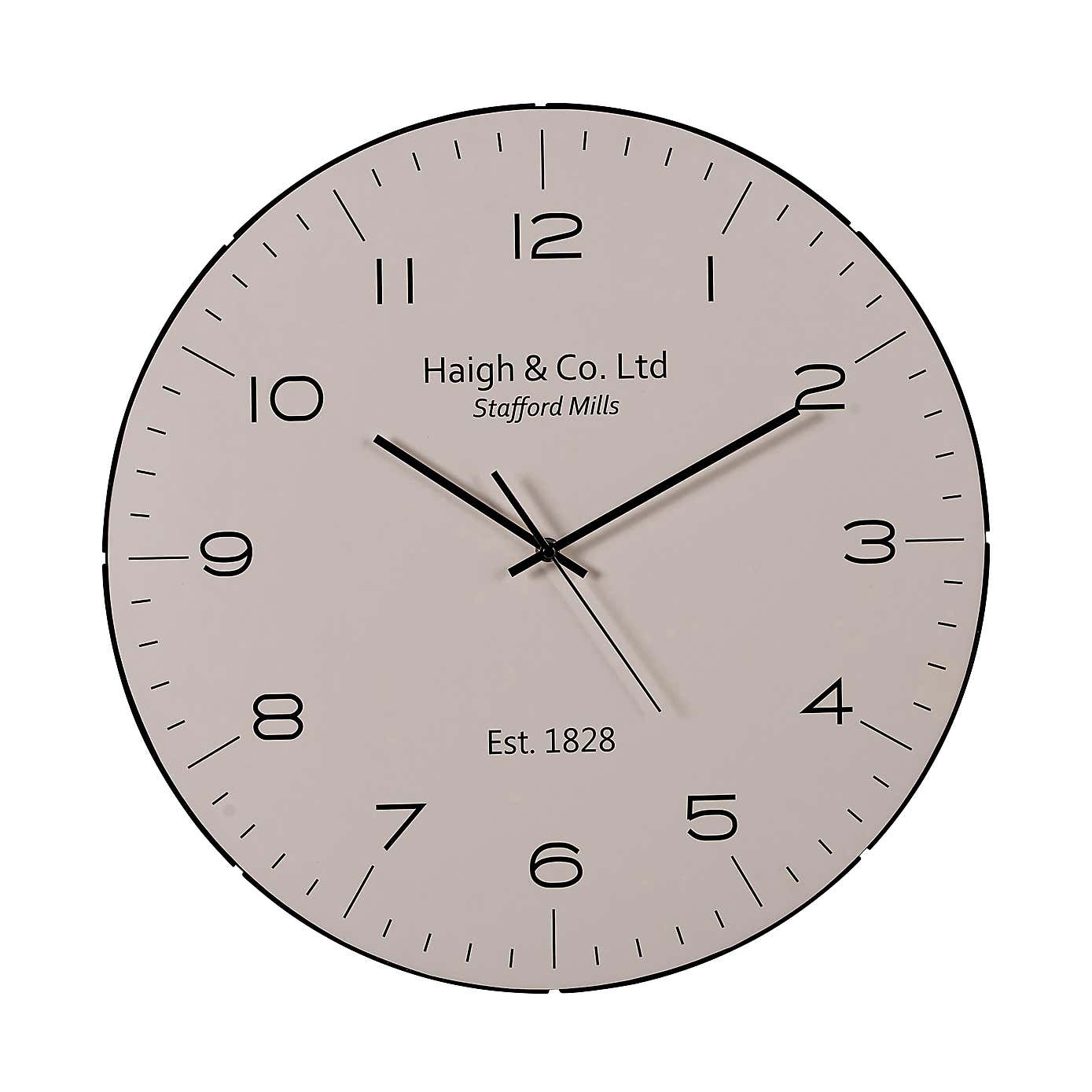 Dome Glass Wall Clock