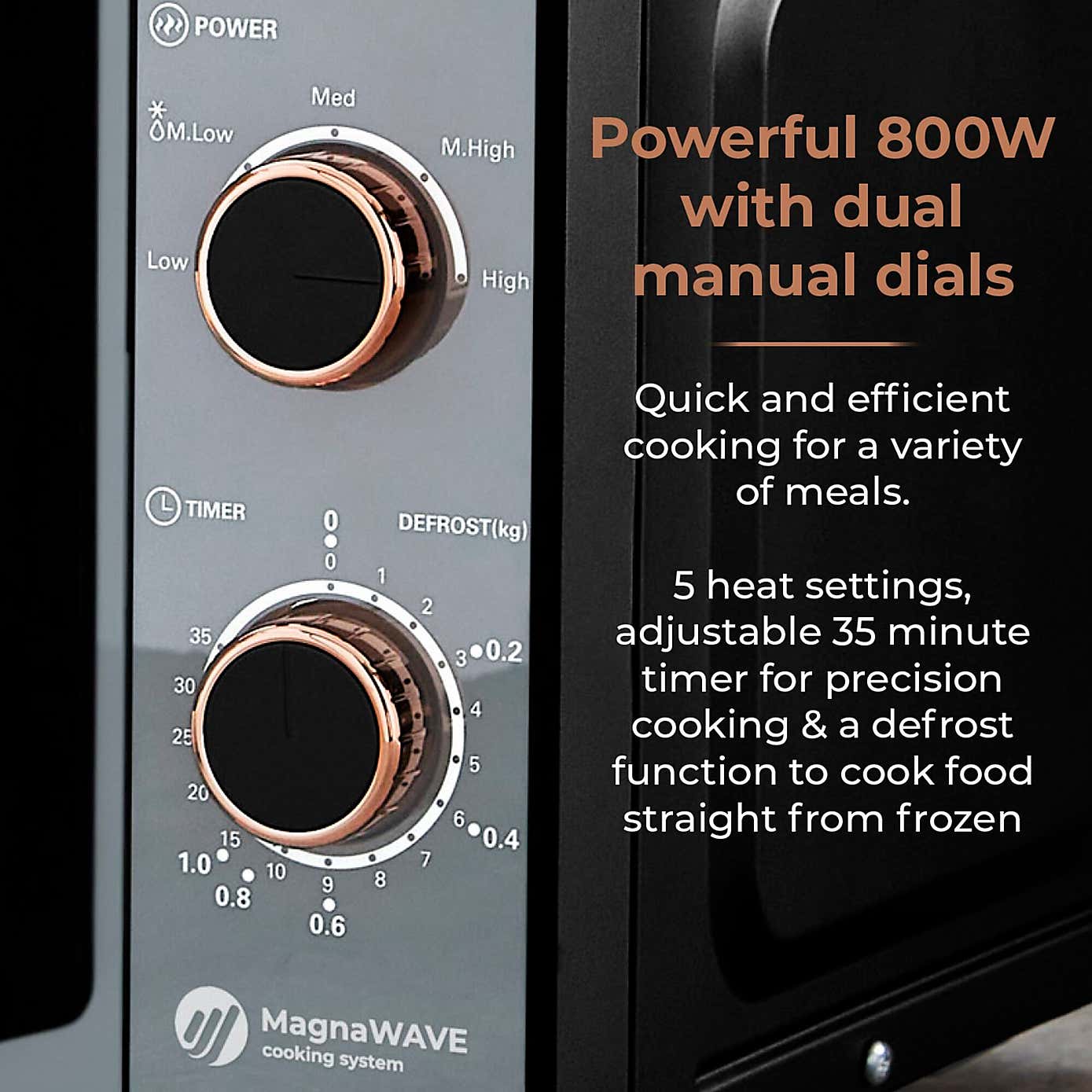 TOWER Cavaletto 20L Manual Microwave