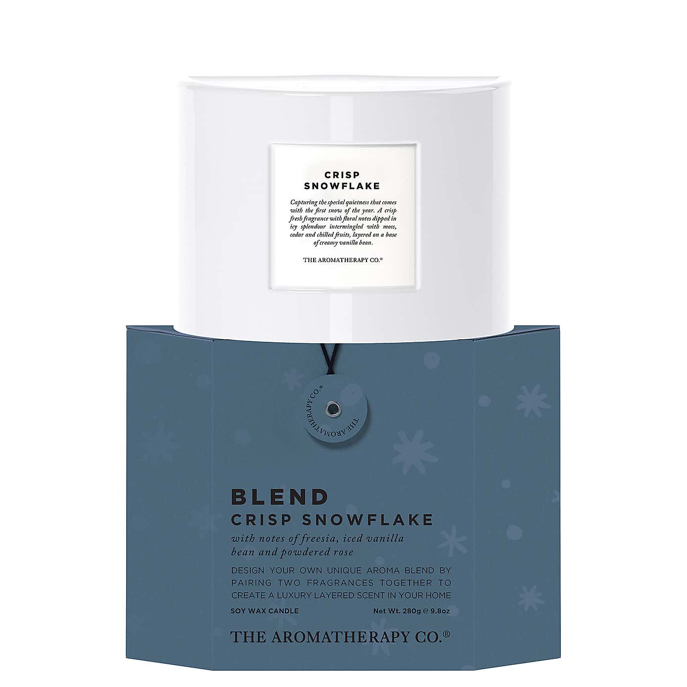 The Aromatherapy Co Blend Snowflake Candle 280g