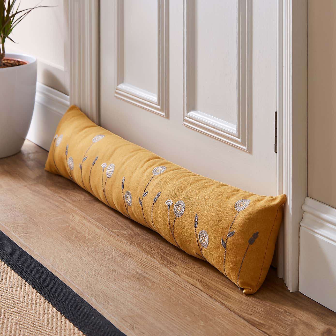 Scandi Floral Draught Excluder