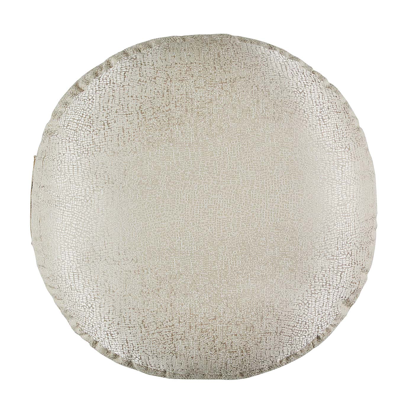 Destressed Champagne Floor Cushion