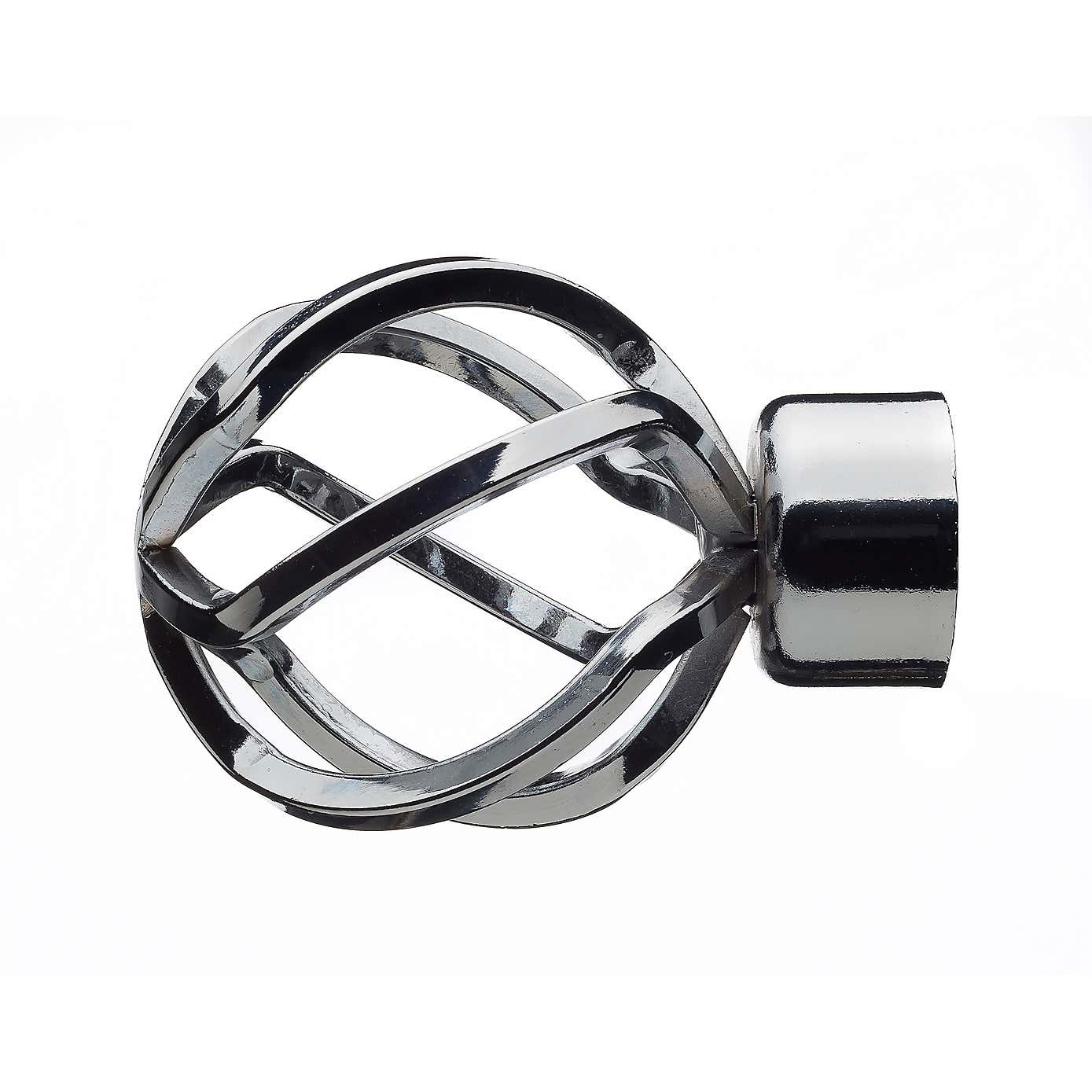 Cage Extendable Metal Eyelet Curtain Pole​
