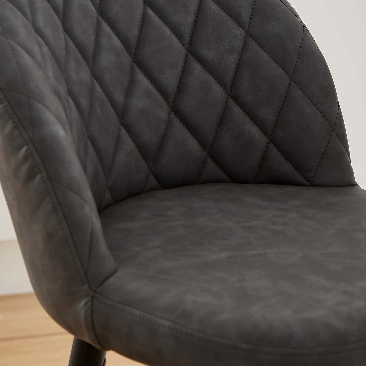 Astrid Bar Stool, Faux Leather