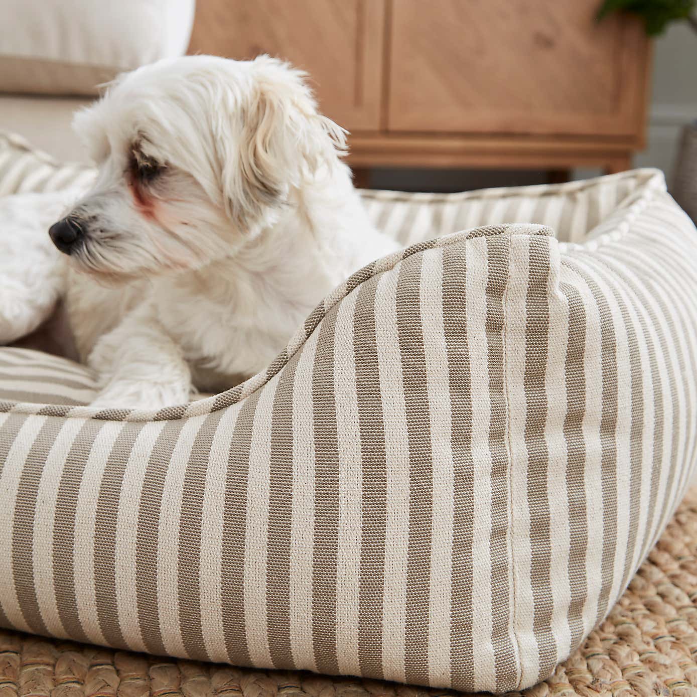 Linford Stripe Box Pet Bed