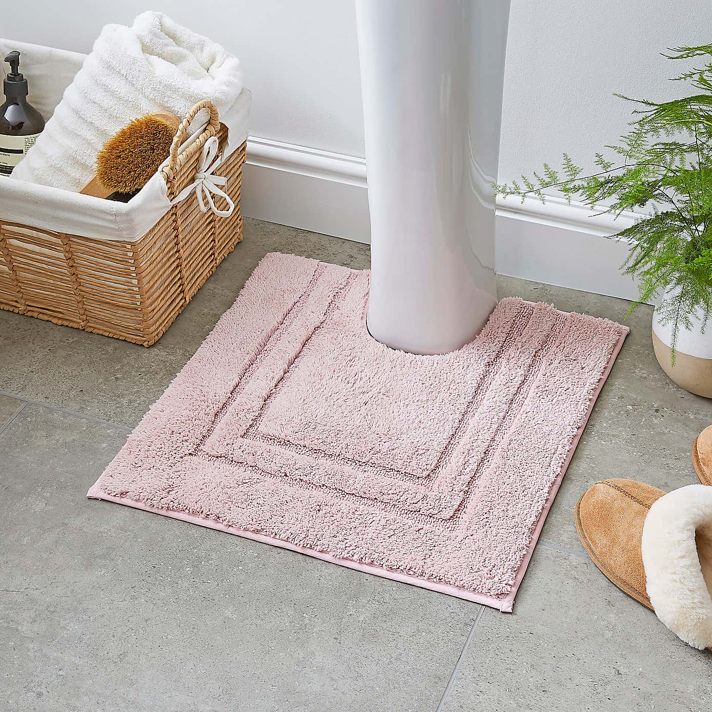 Luxury Cotton Pedestal Mat