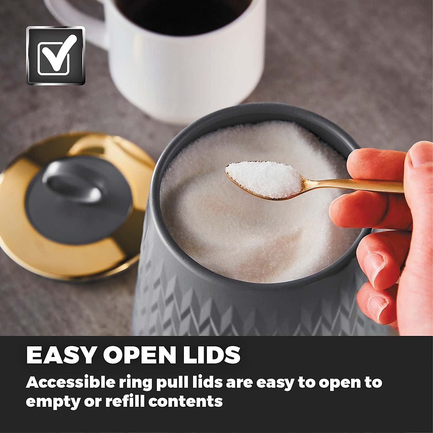 Tower Set of 3 Empire Canisters