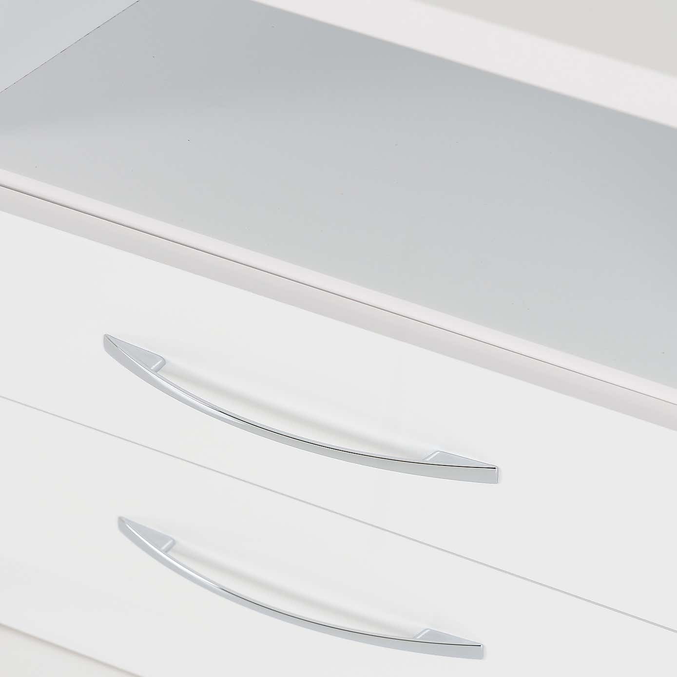 Nevada 2 Drawer Bedside Table