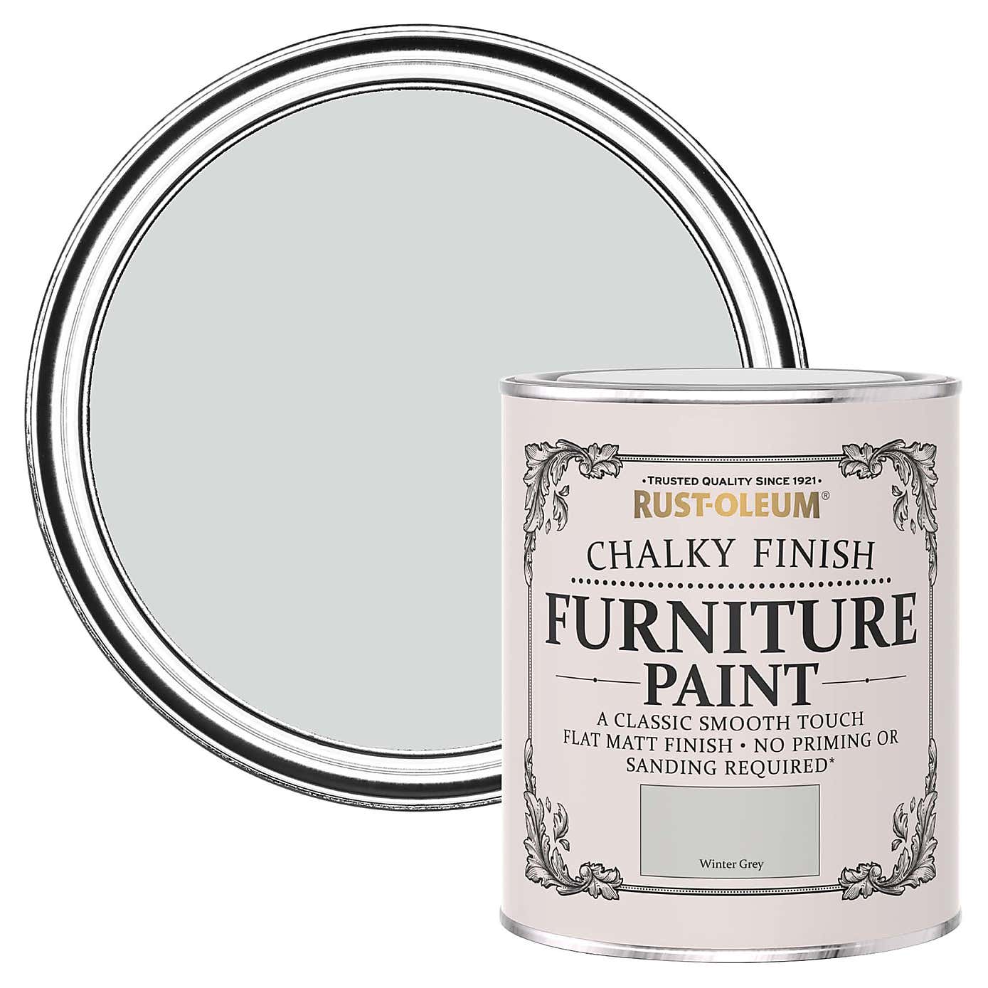 Rust-Oleum Winter Grey Matt Furniture Paint