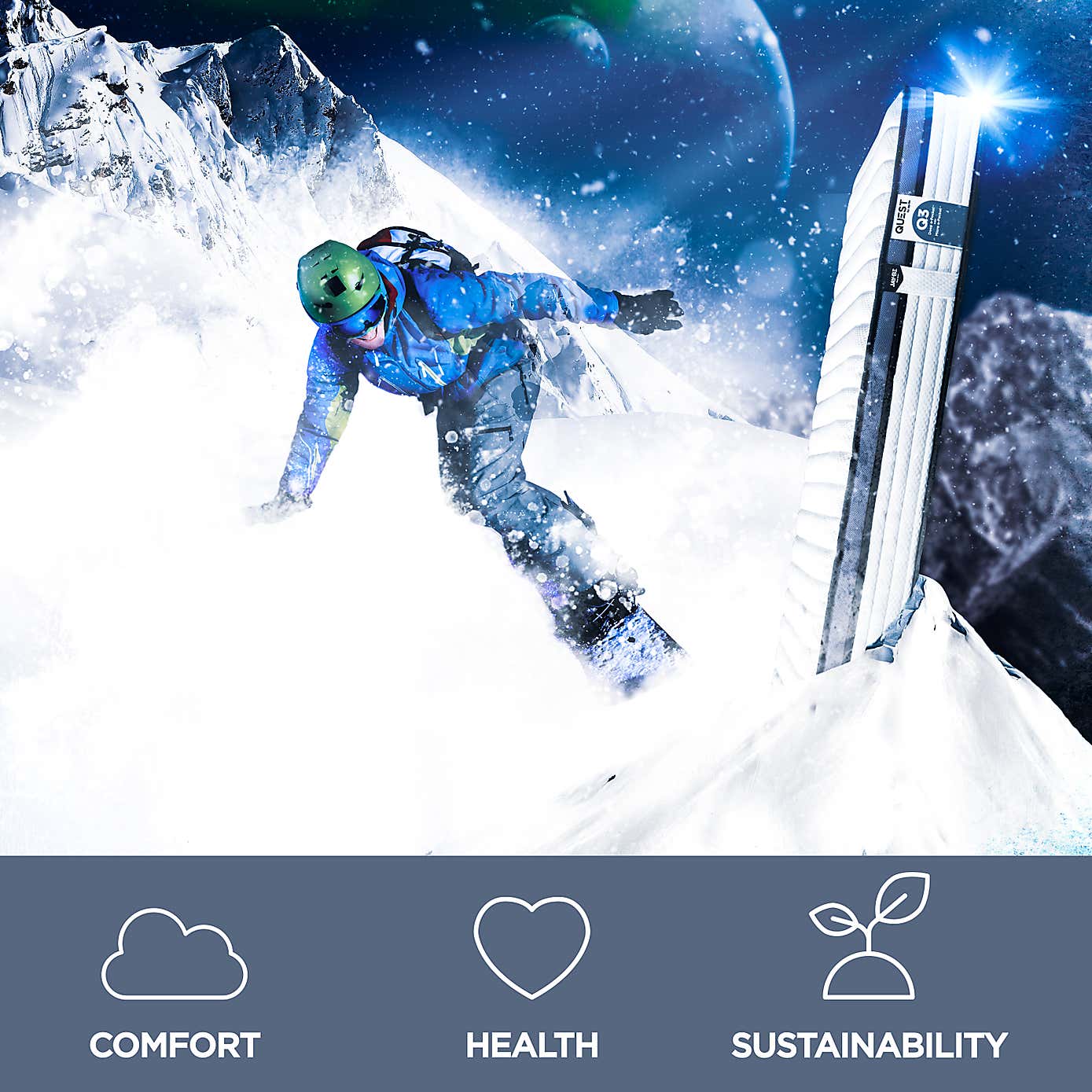 Jay-Be Quest Q3 Epic Comfort Mattress