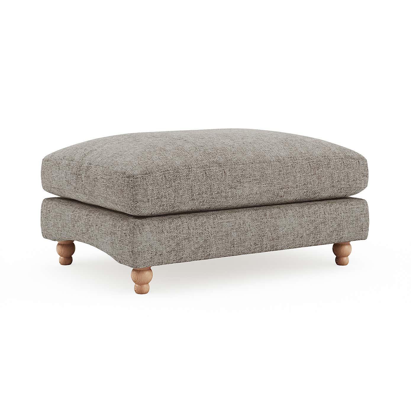 Martha Chunky Chenille Footstool