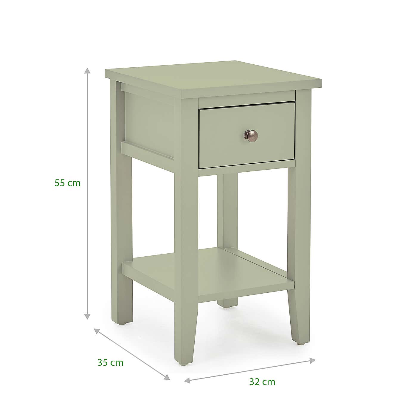 Lynton 1 Drawer Small Bedside Table