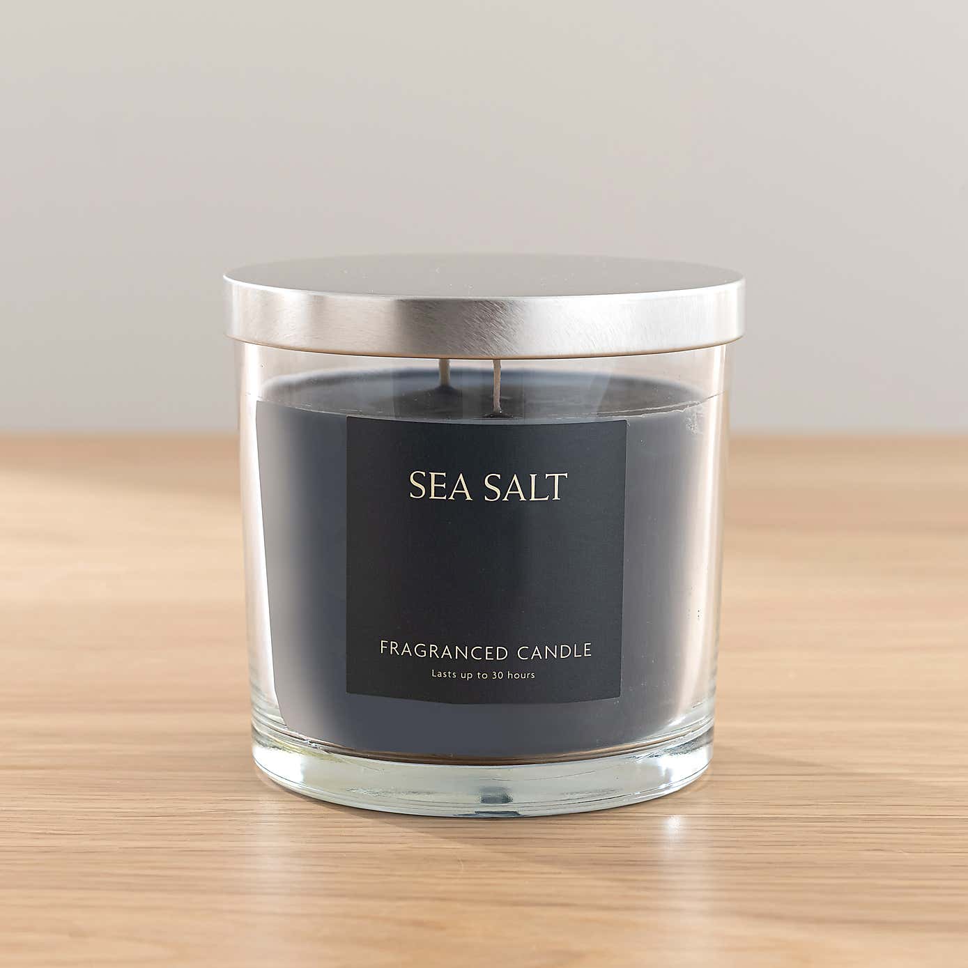 Artificial Berry & Eucalyptus Bouquet in Ceramic Vase with Sea Salt Candle