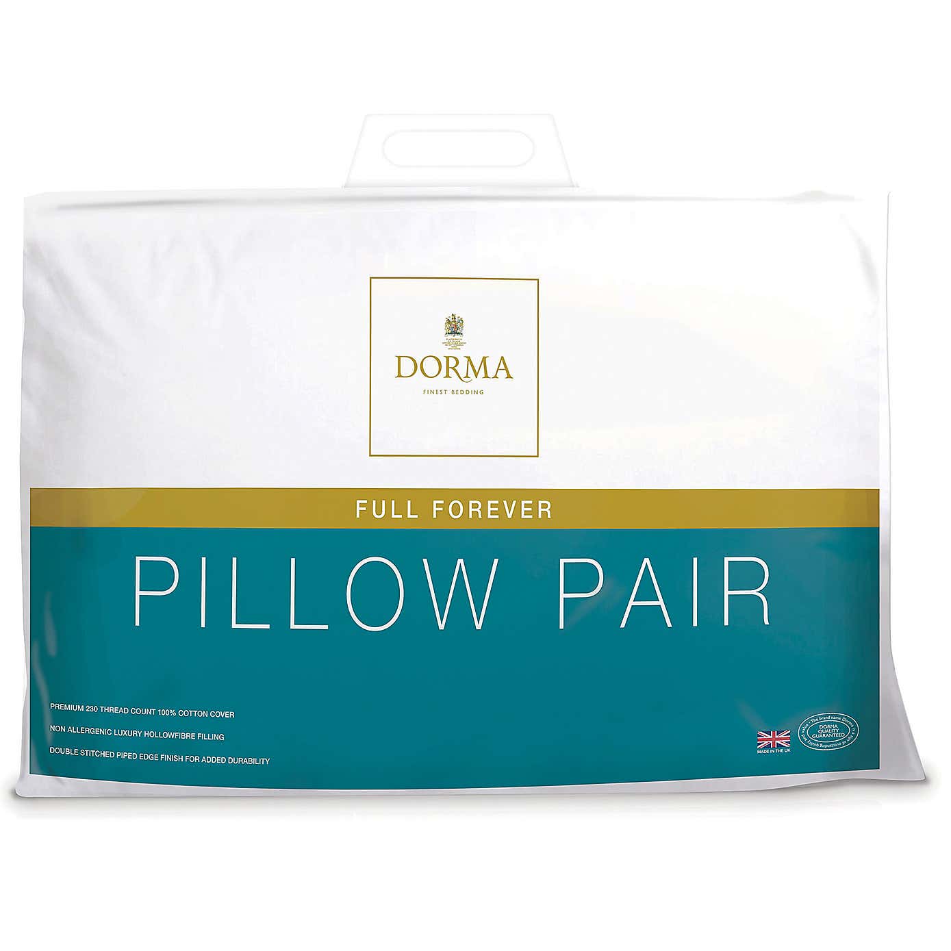 Dorma Pack of 2 Full Forever Side Sleeper Pillows