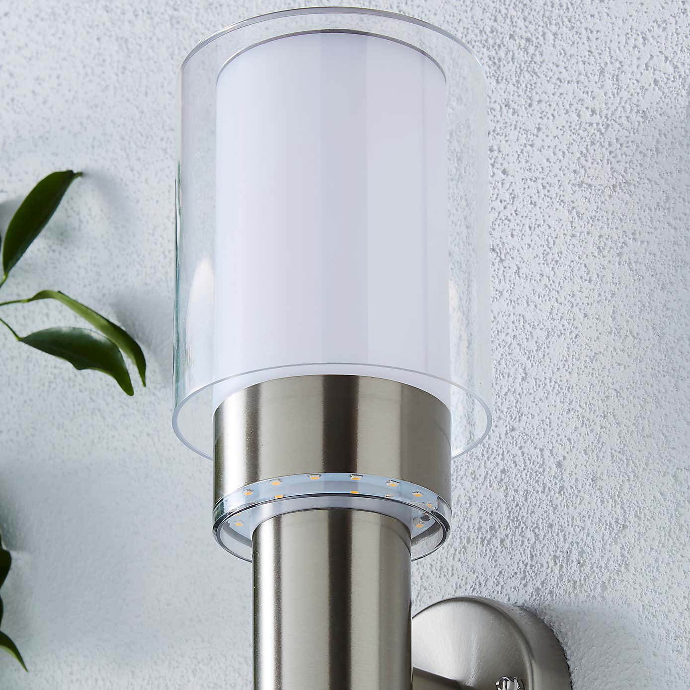 Adoni Steel Outdoor Wall Light