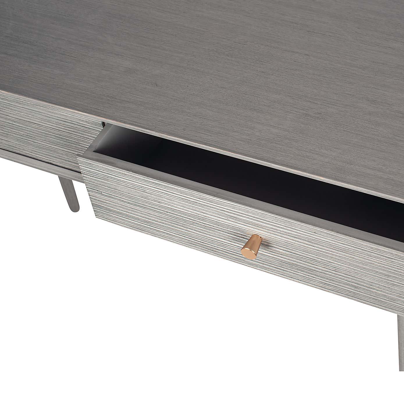 Pacific Chaya 2 Drawer Dressing Table, Grey Pine