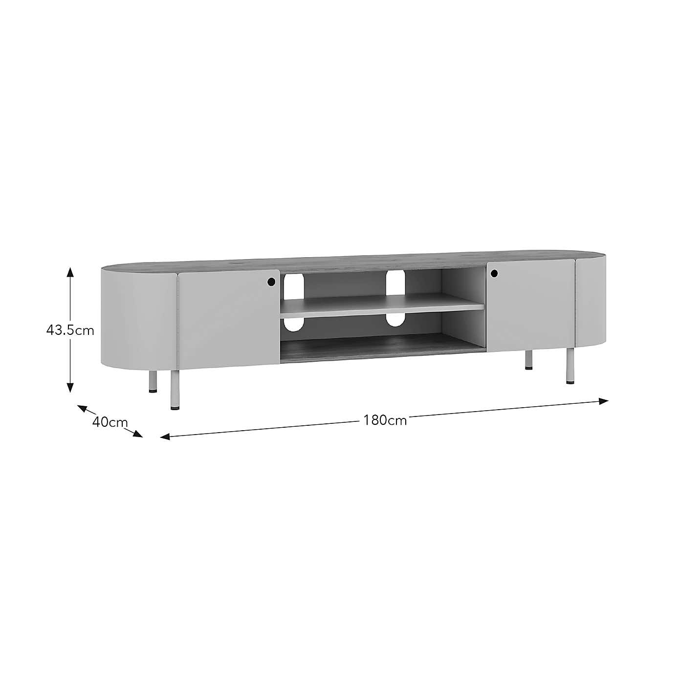 Elements Griffin Extra Wide TV Unit for TVs up to 80"