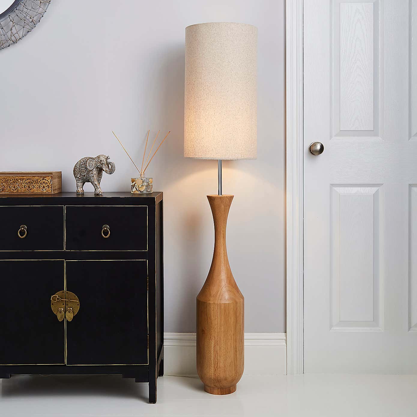 Sala Mango Wood Floor Lamp