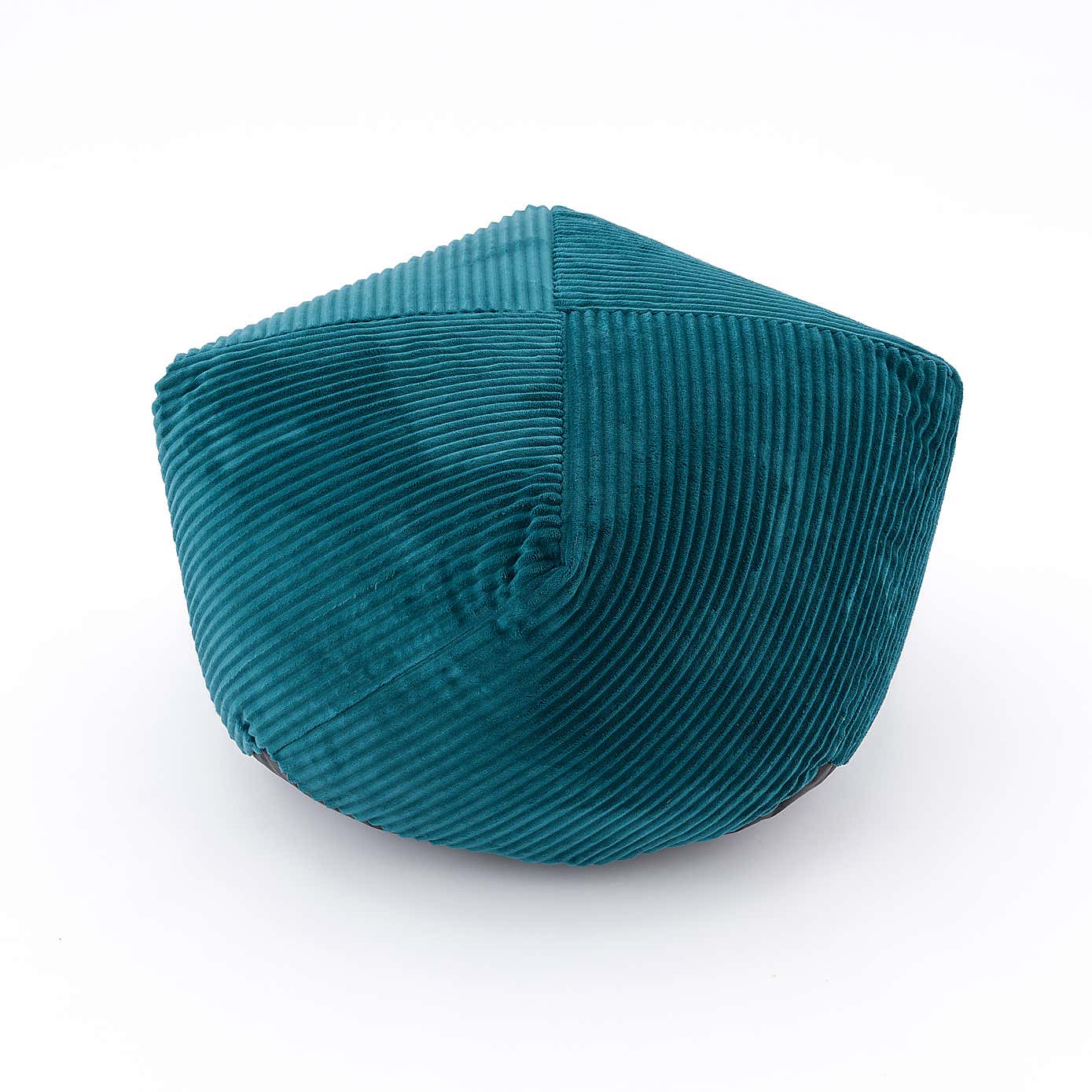 Remy Teal Cord Pouffe