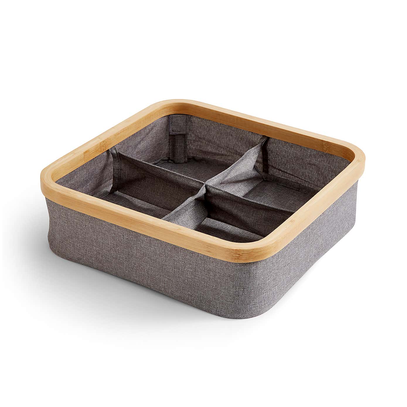 Berkeley 4 Compartments Foldable Storage Basket