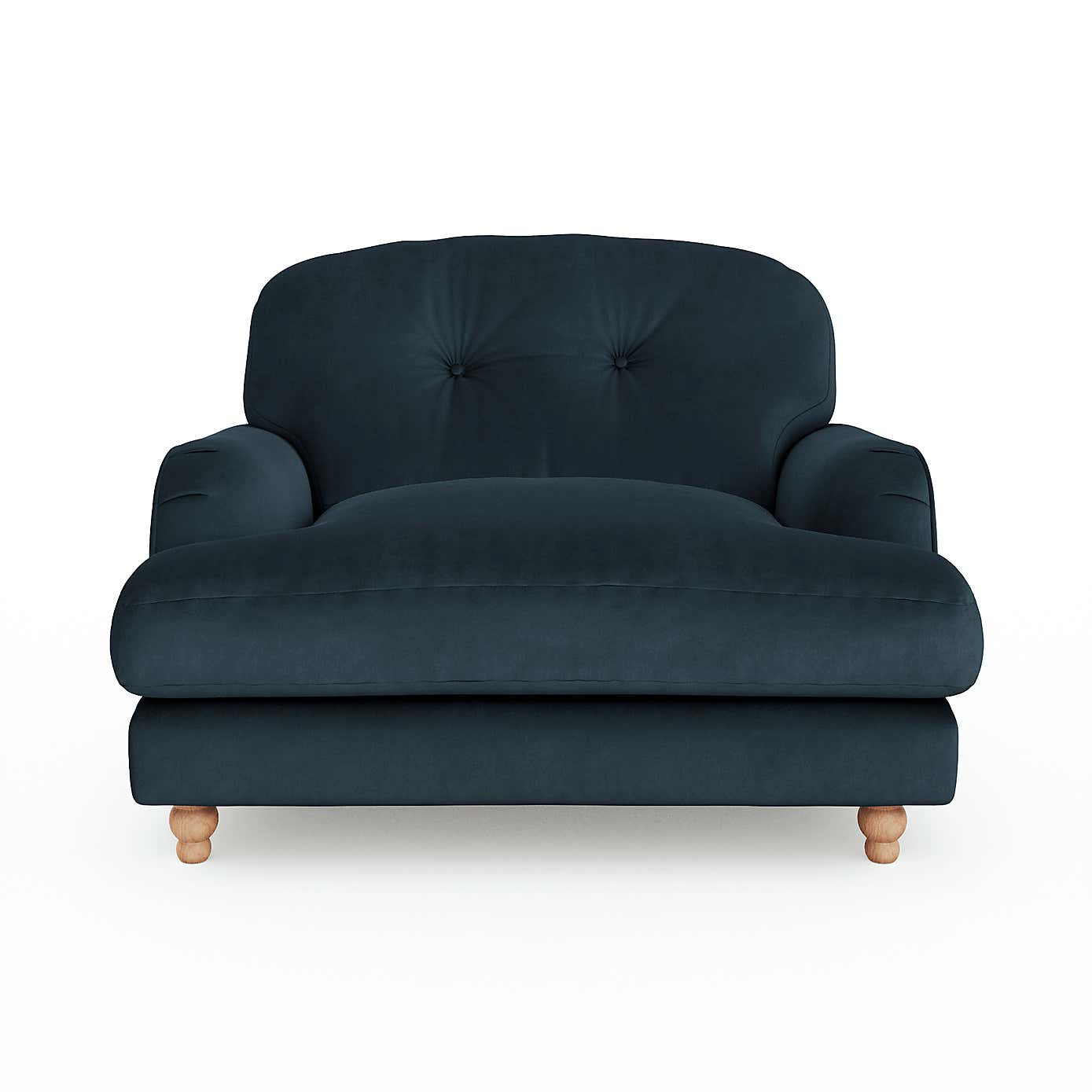 Martha Matte Plush Velvet Snuggle Sofa