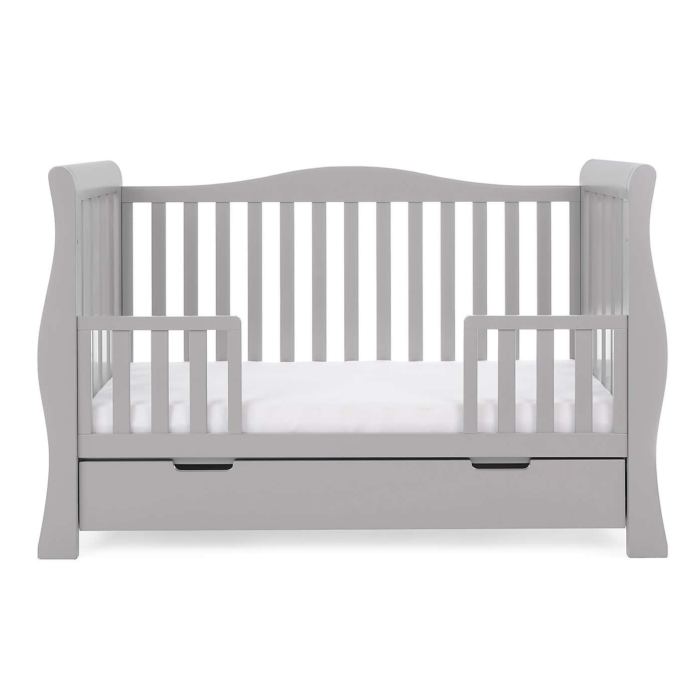 OBaby Stamford Luxe Cot Bed, Pine