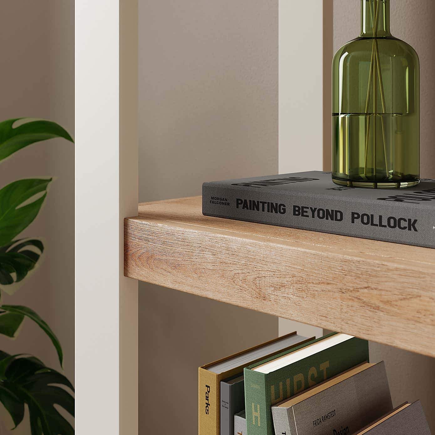 Albourne Tall Bookcase, Oak Effect