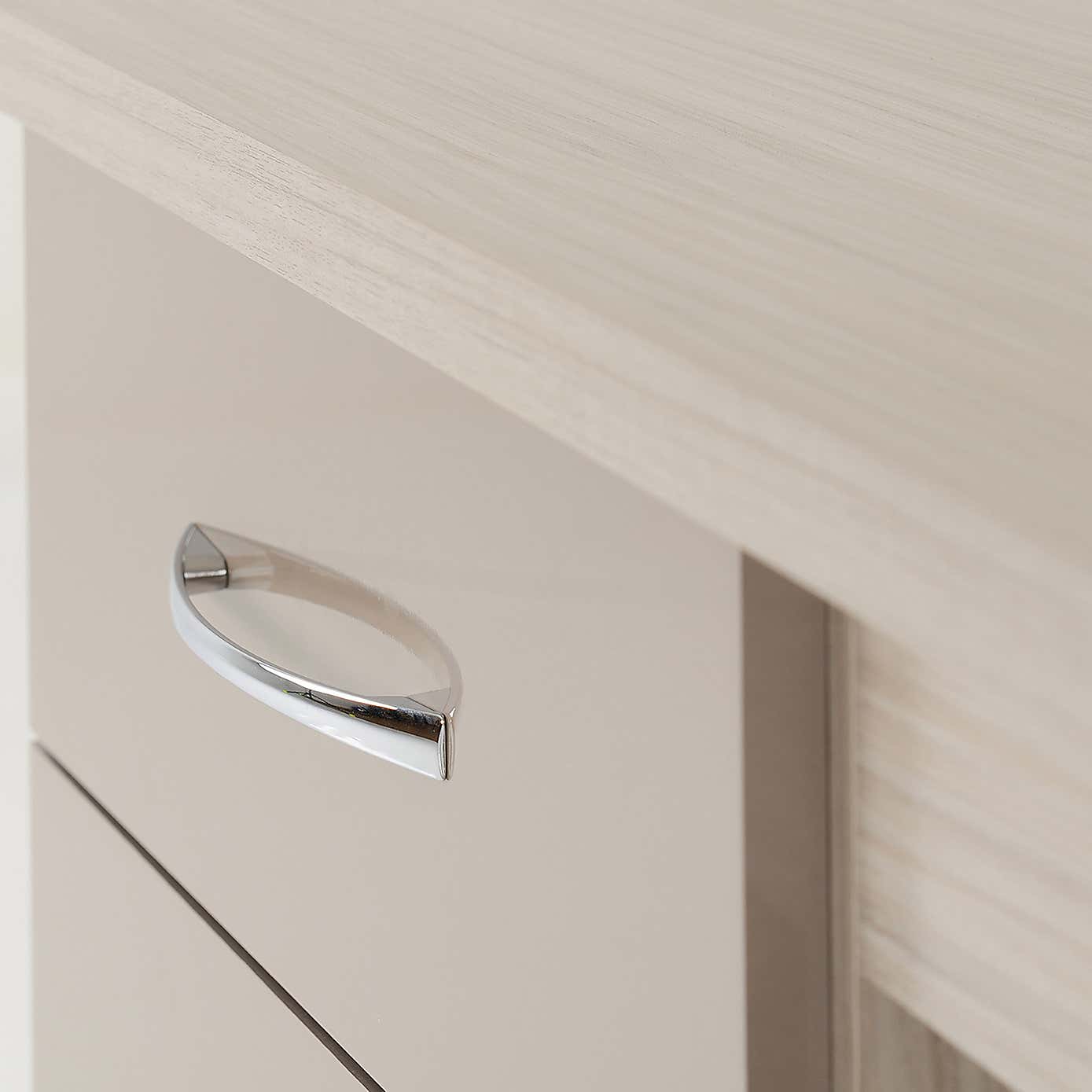 Nevada 4 Drawer Dressing Table Set with Mirror