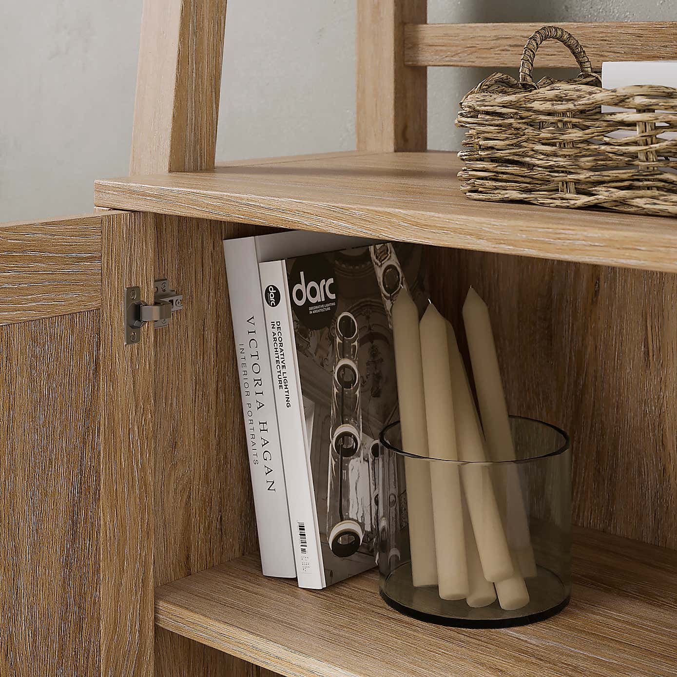 Olney Storage Ladder Shelf Stone