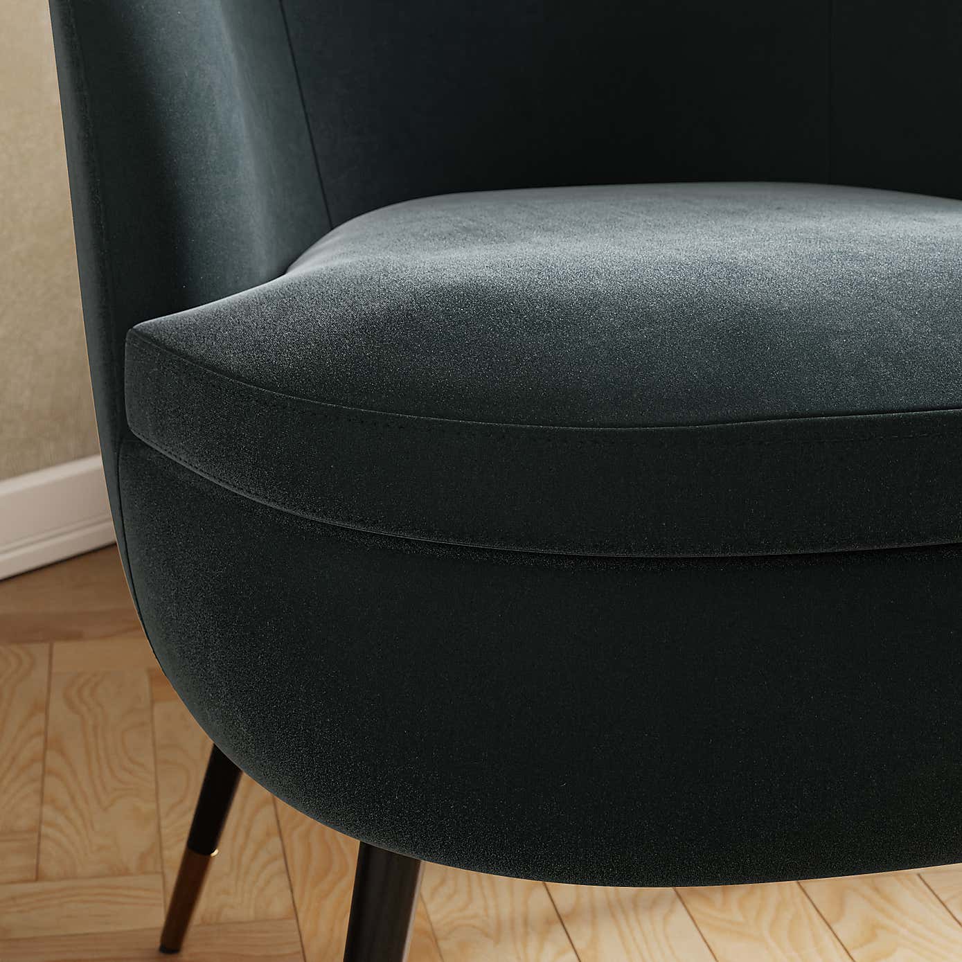 Marcie Luxe Velvet Cocktail Chair