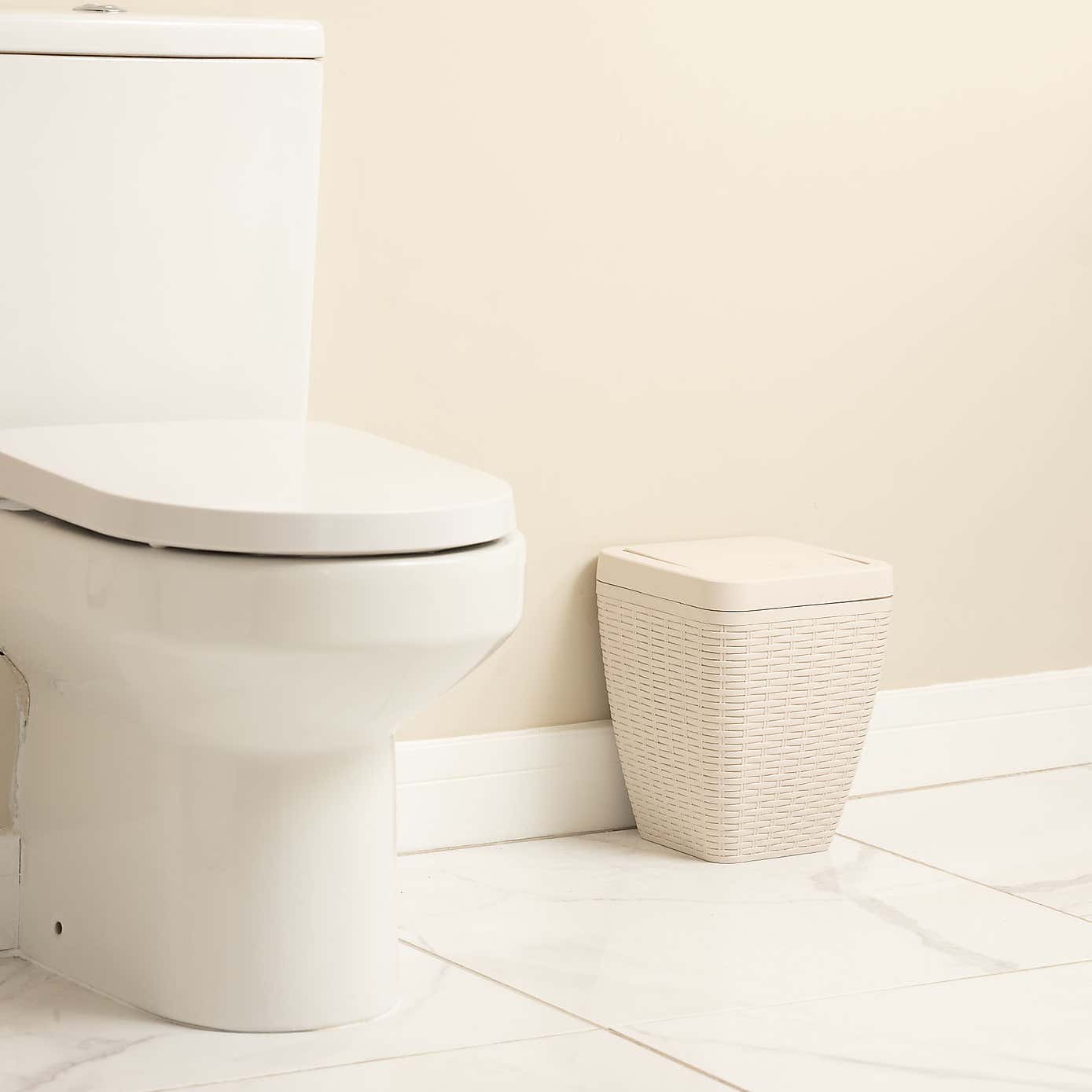 Addis Toilet Brush & Bin Set