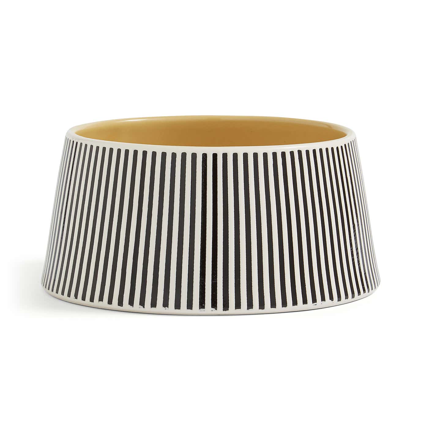Striped Pet Bowl