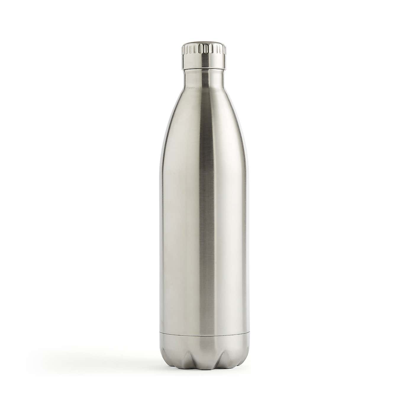 1L Water Flask, Stainless Steel