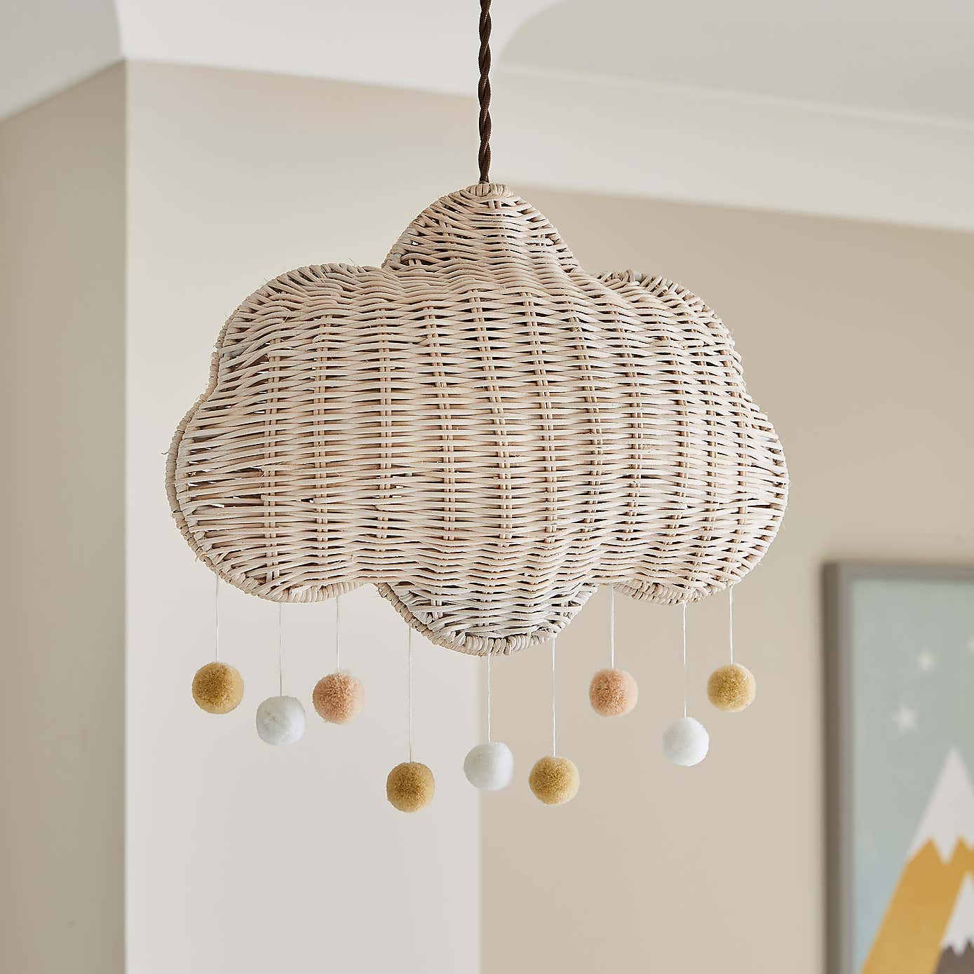 Cloud Rattan Easy Fit Pendant Shade