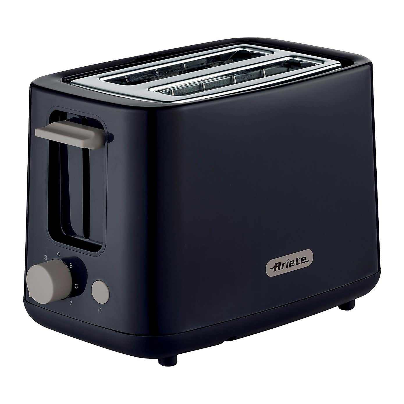 Ariete Breakfast Line 2 Slice Dark Grey Toaster