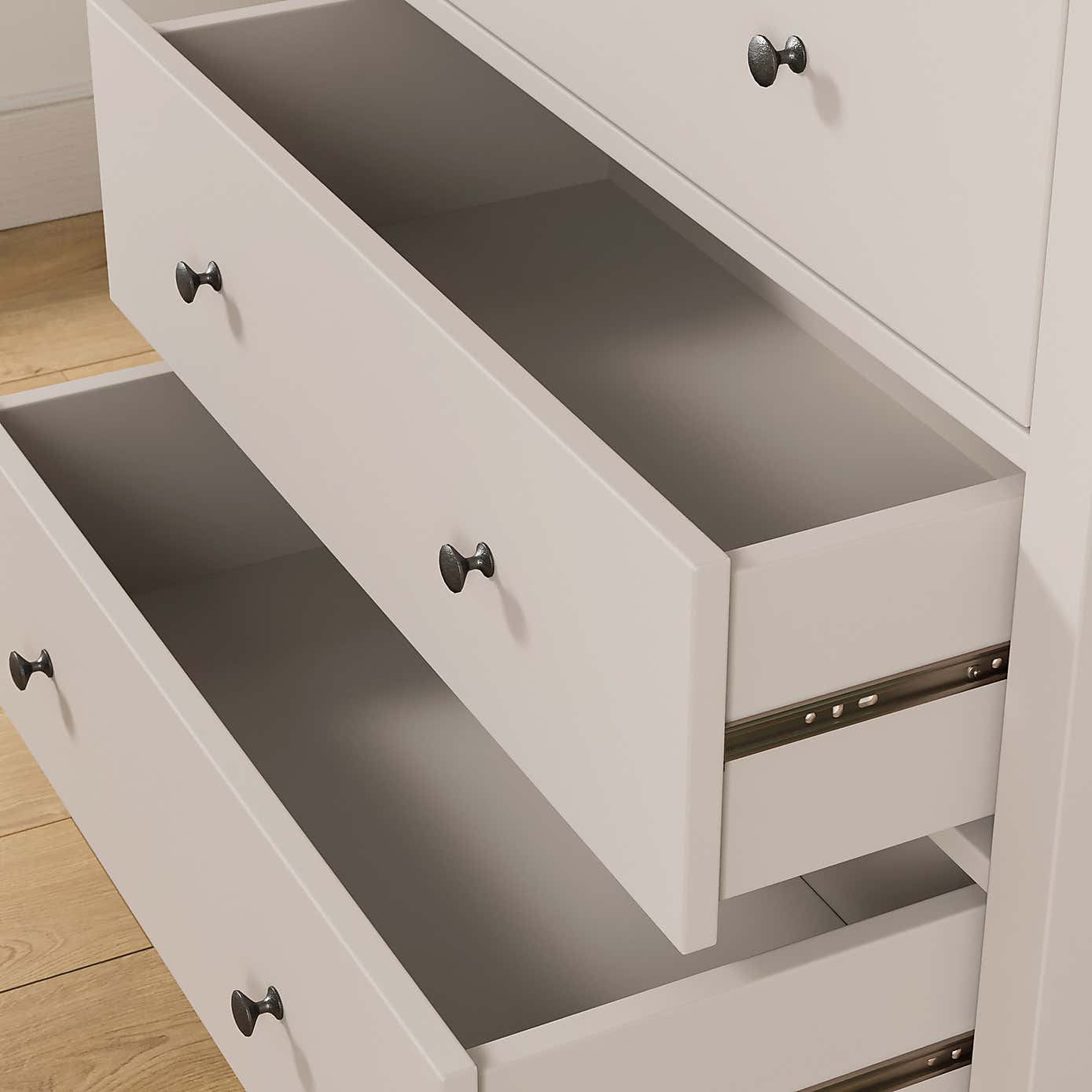 Lynton Grey 3 Drawer Chest