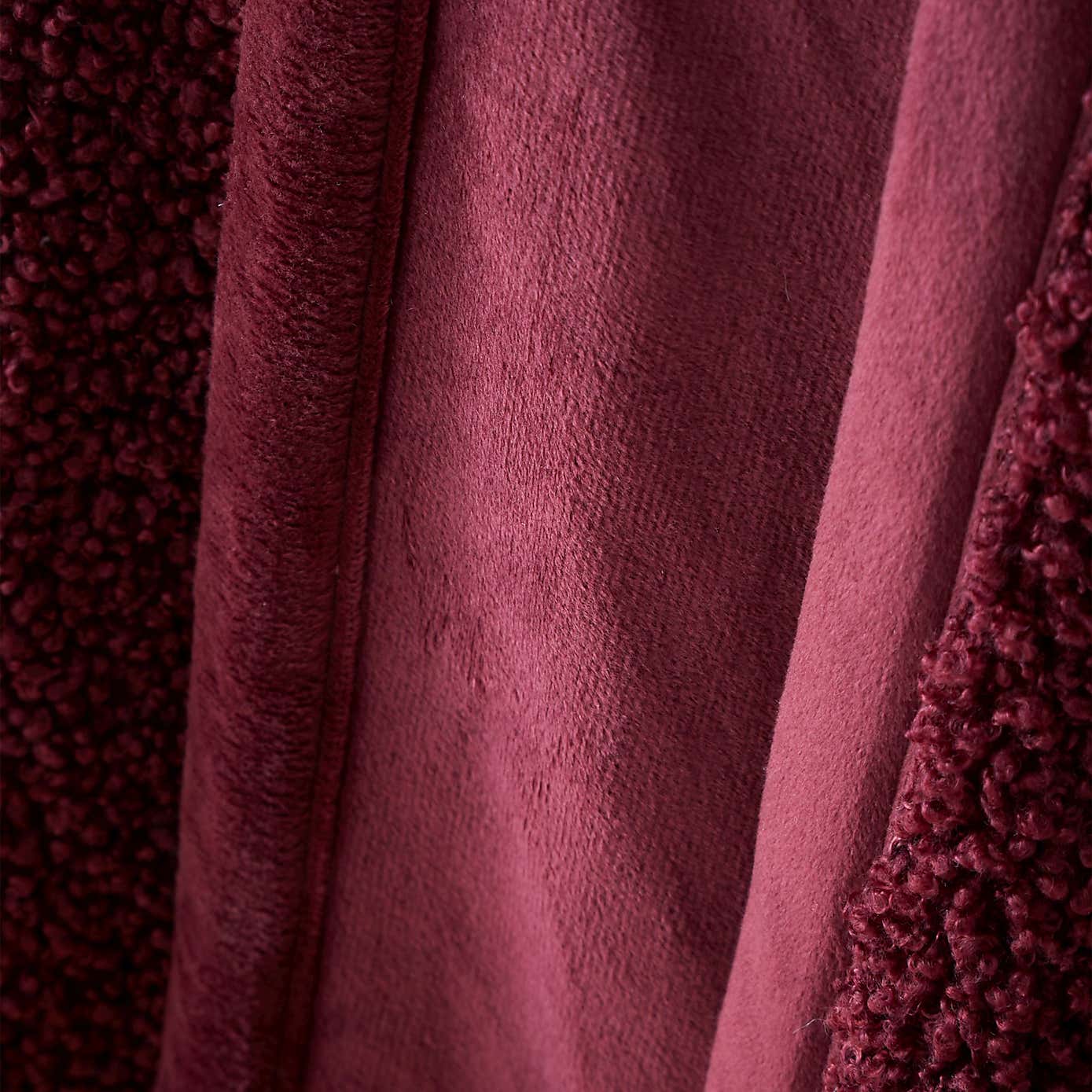 So Soft Velvet Boucle Throw 130cm x 170cm