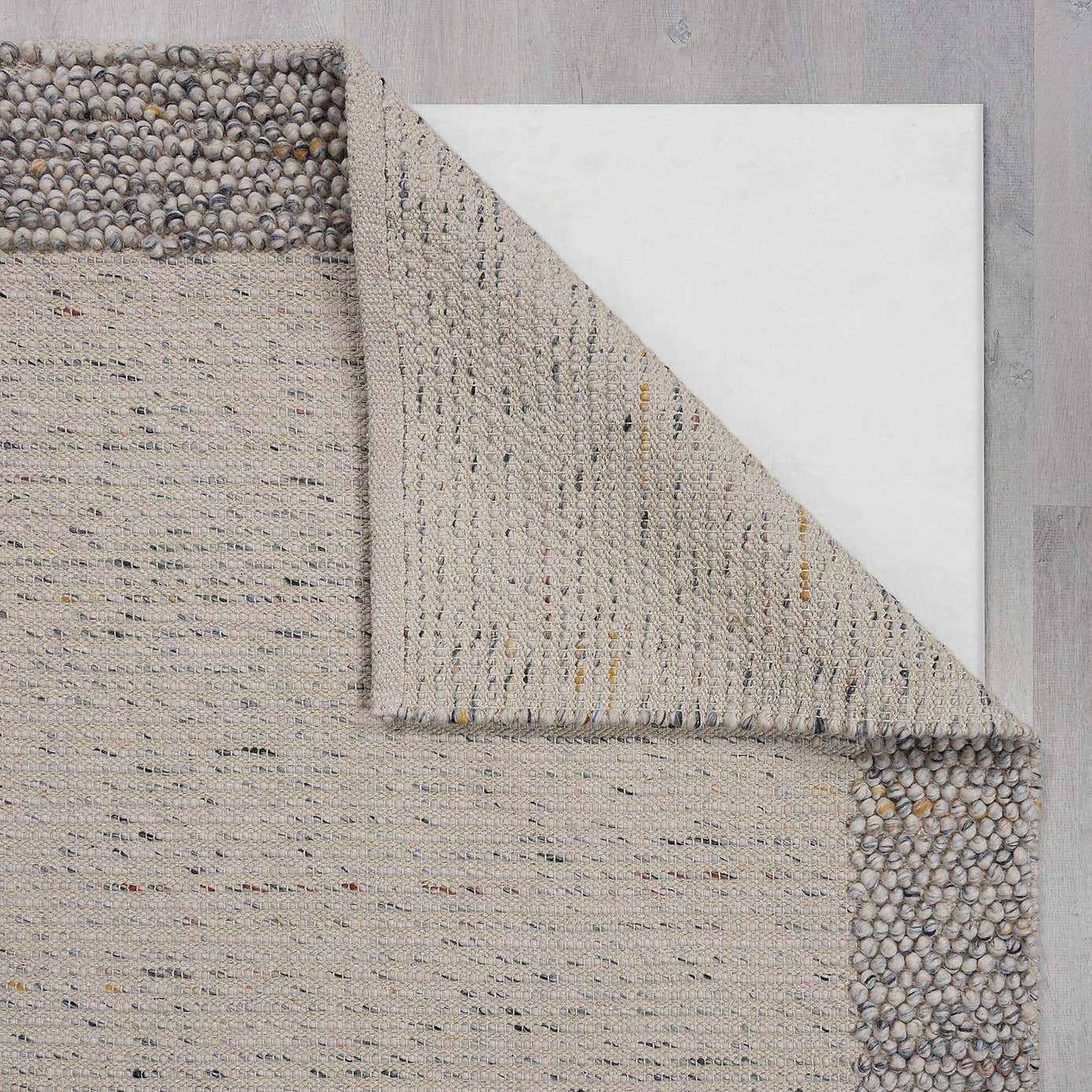 Pebble Wool Border Rug