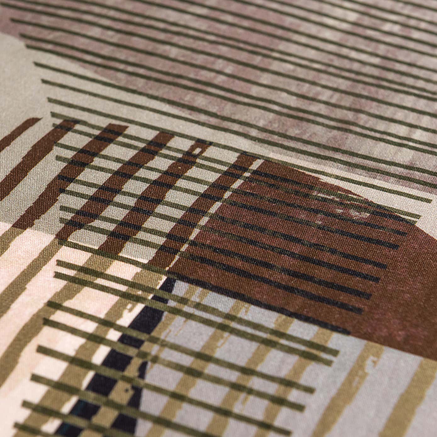 Lukas Geometric Cotton Duvet Cover & Pillowcase Set