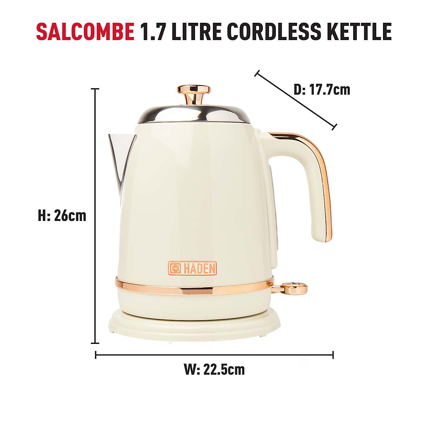 Haden Salcombe Copper Kettle