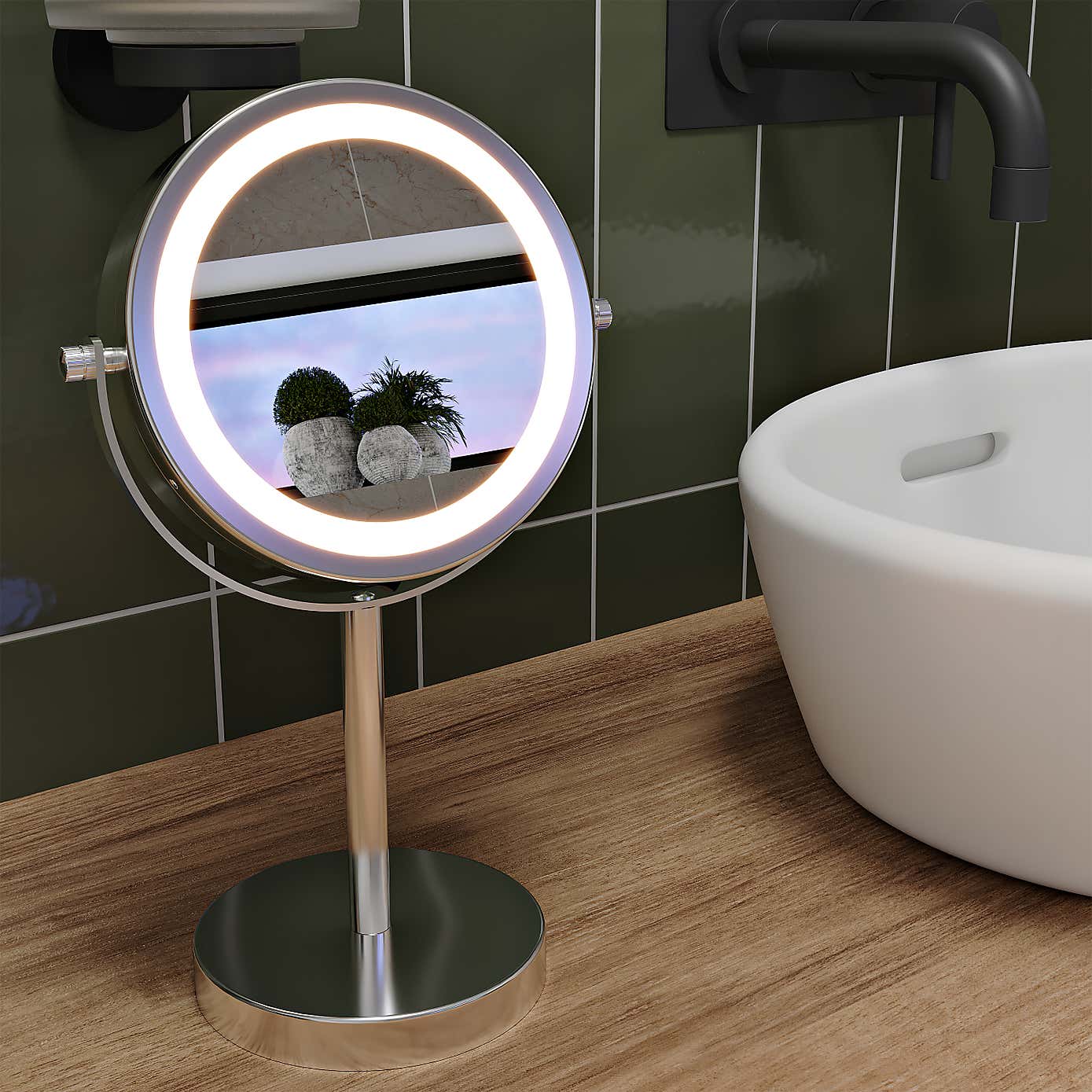 LED Free Standing Dressing Table Mirror