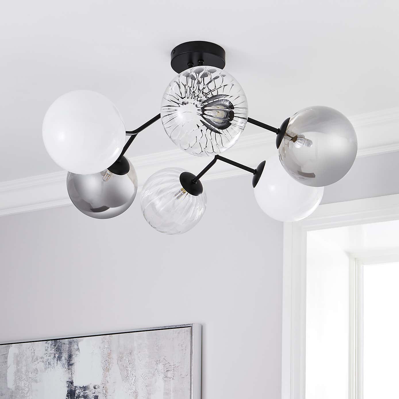 Nila 6 Light Ceiling Fitting